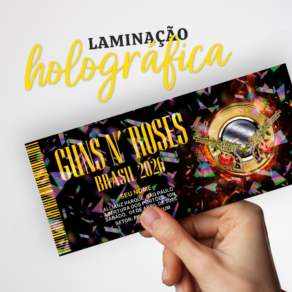 Item colecionável personalizado - Guns N' Roses 2026 Tour | Shopee