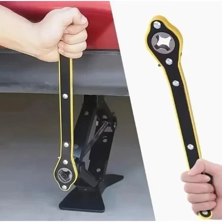 Chave Catraca para Macaco Sanfona de Carro Jack Universal Automotivo Portátil Mecânico