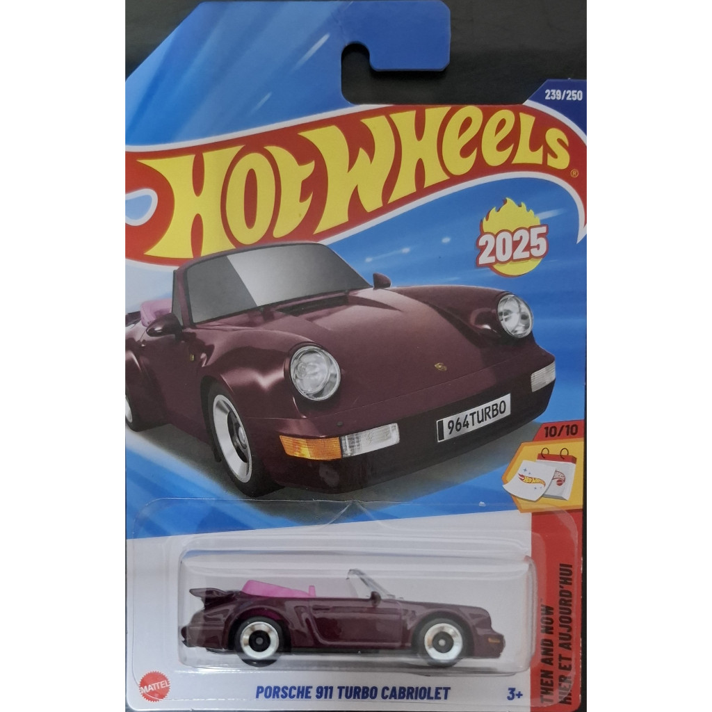 Hot Wheels Porsche 911 Turbo Cabriolet Lote N 2025 HYW37 | Shopee Brasil
