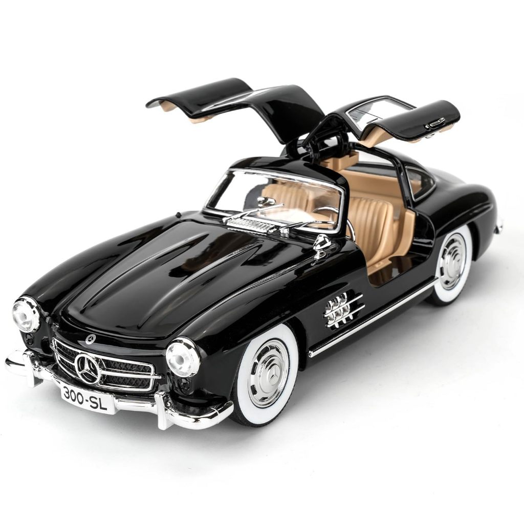 Miniatura Mercedes-Benz 300SL 1:24 Réplica Coleção 1955 FH5 FH6
