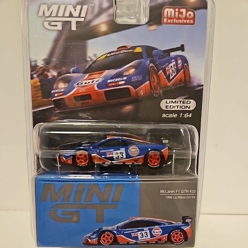 Mini GT Gulf McLaren F1 GTR Le Mans 24h Edição Limitada | Shopee Brasil