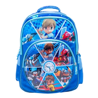 🔥🔥🔥【Alta Qualidade】Mochila Escolar Infantil Menino Bolsa Resistente Azul em Oferta na Shopee