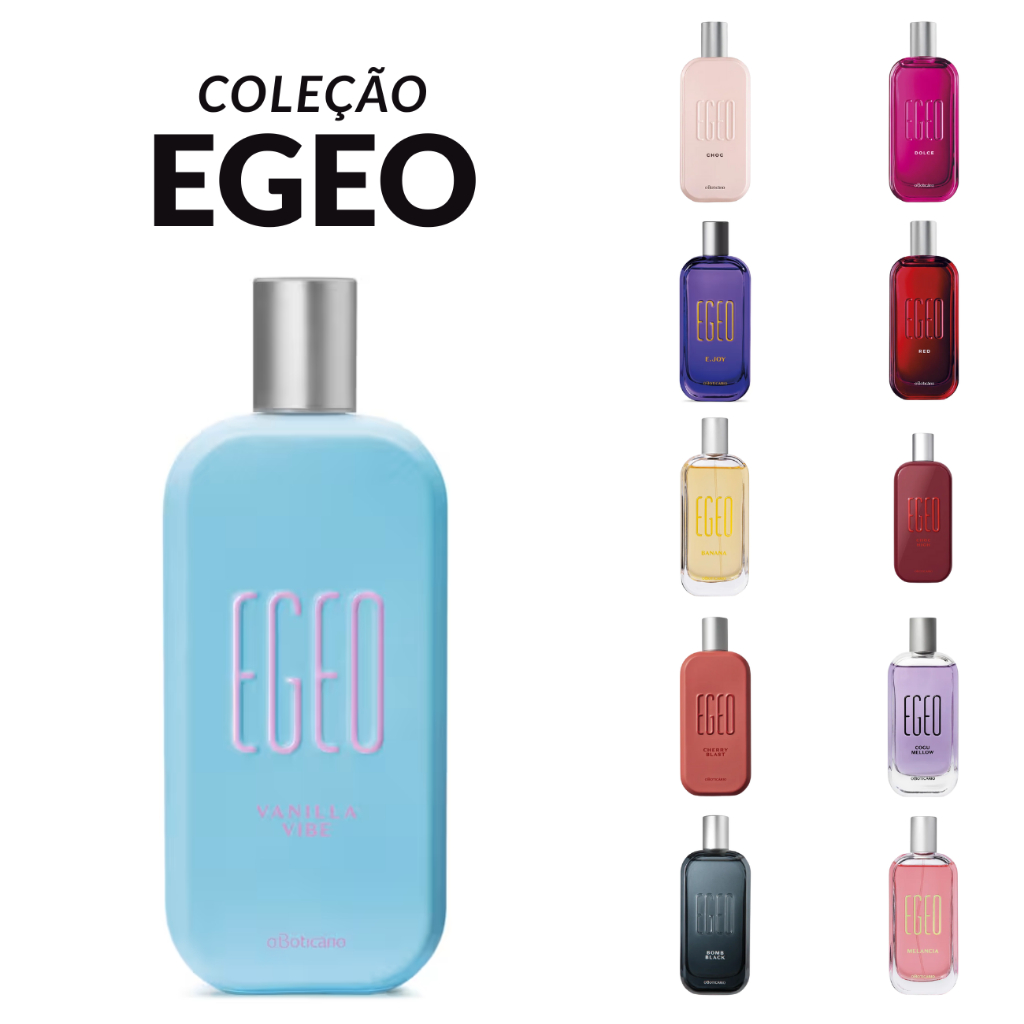 Perfume Feminino Masculino Boticario Egeo Todas Fragrâncias em Oferta na Shopee