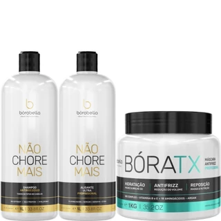 Progressiva Borabella Não Chore Mais 2x1L + Máscara Bóratx 1kg