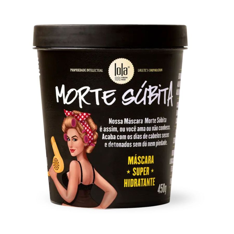 Morte Súbita Lola Máscara Super Hidratante 450g | Vegana | Hidratação | Nutrição