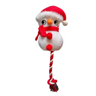 Brinquedo Pelúcia Para Cães Boneco de Neve com Corda Savana Pet em Oferta na Shopee