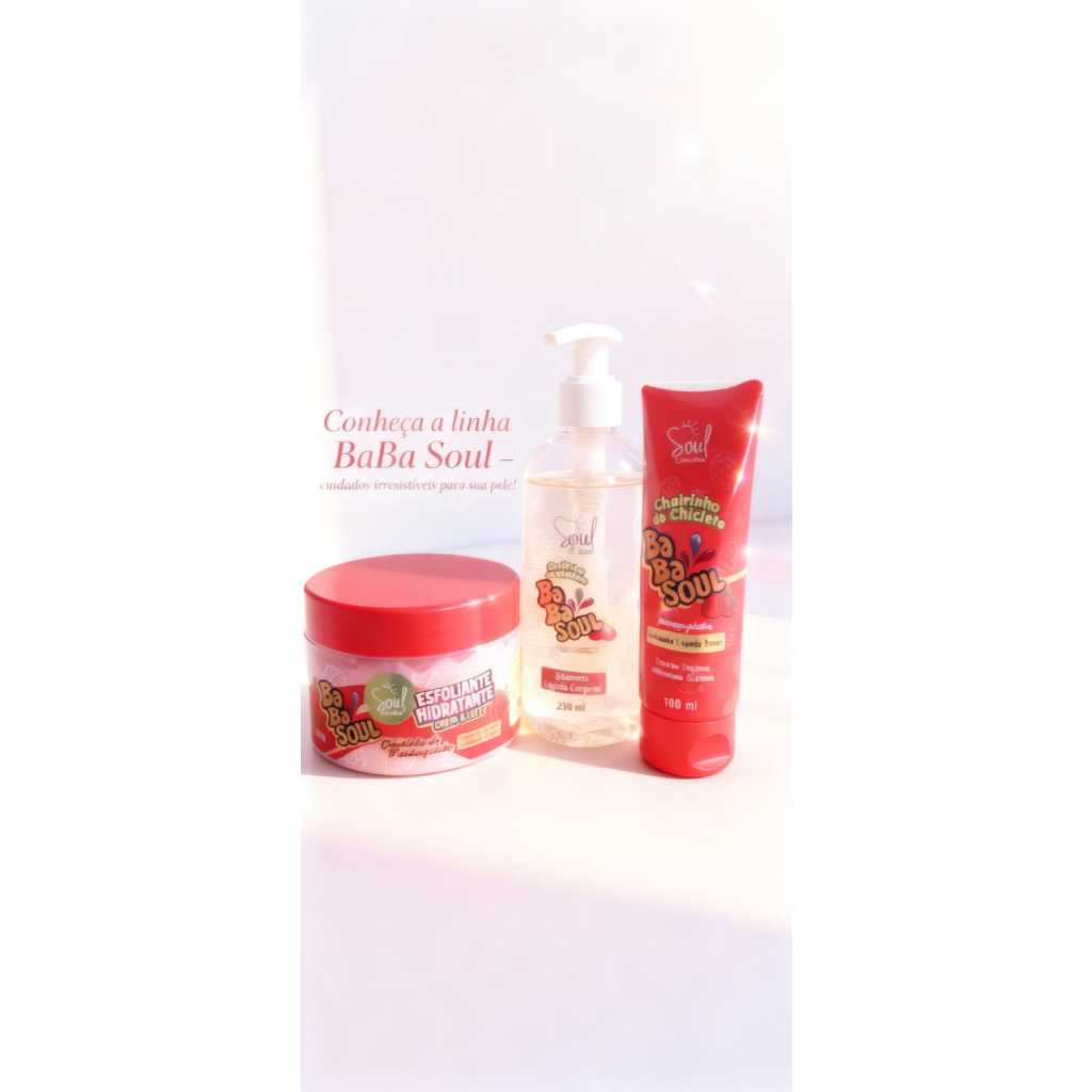 Kit BaBa Soul Morango | Shopee Brasil