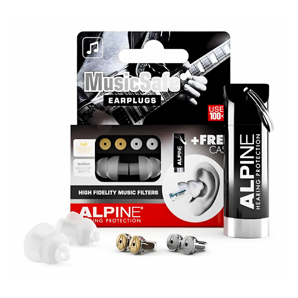 Protetor Auricular Alpine Music Safe Para Músicos Branco | Shopee Brasil