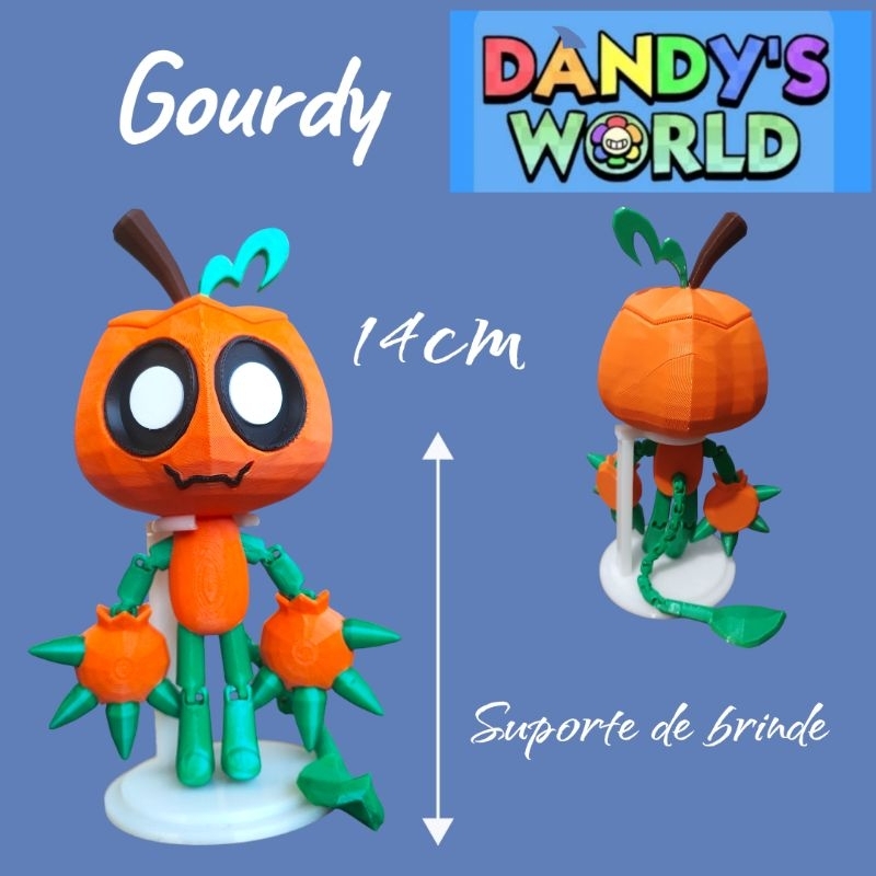 Boneca e Boneco decorativo Roblox Shelly, Goob, Vee, Gourdy,Poppy