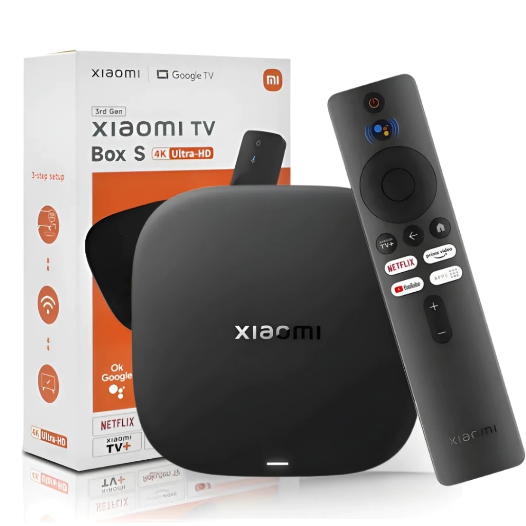Xiaomi TV Box S 3ª Geração 4K Ultra HD Google TV Dolby Vision HDR10 ...