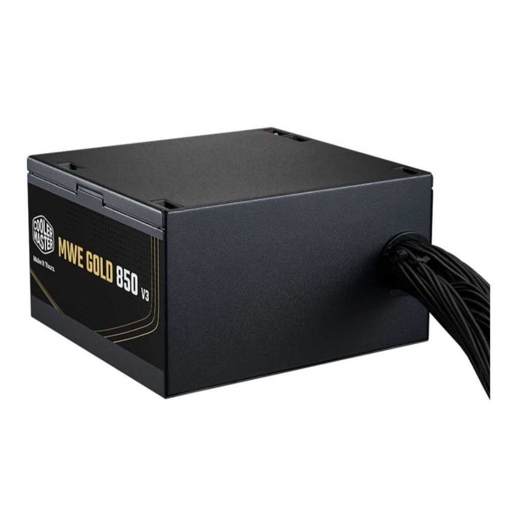 Fonte para PC gamer, Cooler Master MWE Gold 850 V3, 850W, 80 Plus
