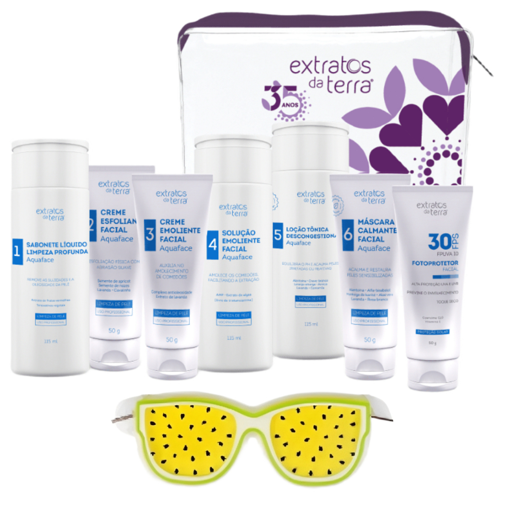 Kit Limpeza de Pele Mini Extratos da Terra + Brinde Exclusivo