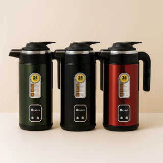 Chaleira Elétrica Jarra Inox 1,5L 1200W Desligamento Automático Base 360º Mantém Aquecido