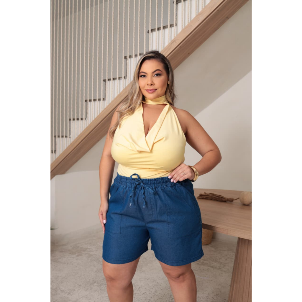 Bermuda Jeans Shorts Jeans Plus Size Atacado Jsaierl Jean Shorts