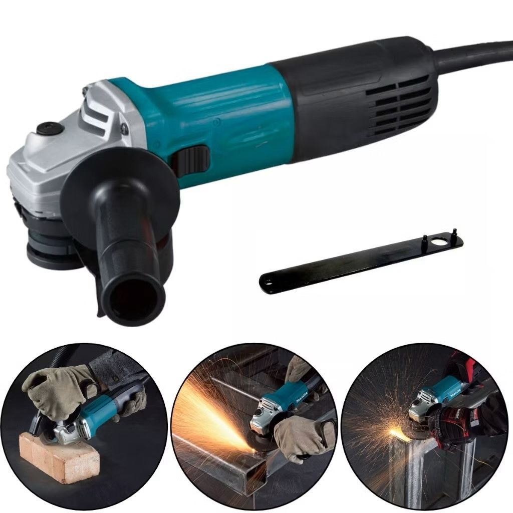 Esmerilhadeira Lixadeira Angular Com Fio 220v  M&H 115mm 750 Watts Esmerilhadeira Angular