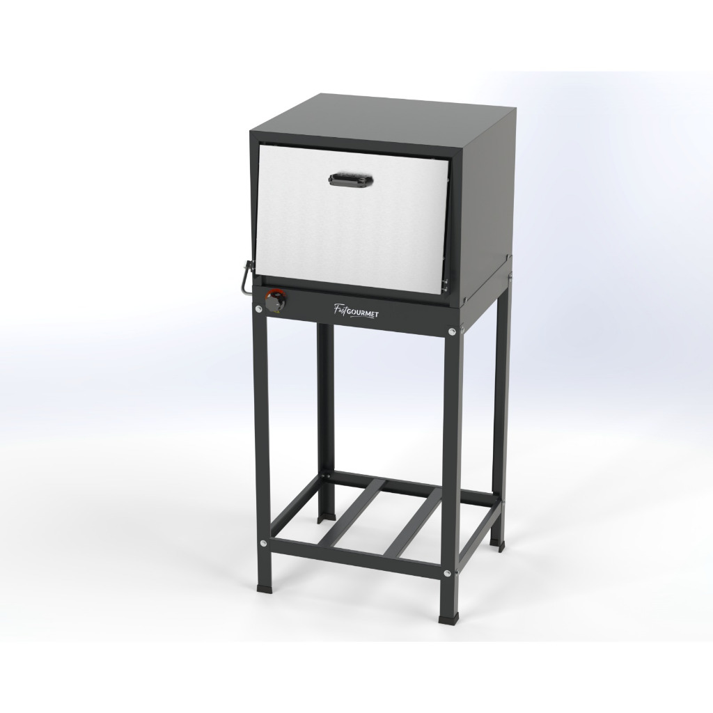 Forno Cavalete 70 Litros Tampa Inox Industrial A Gás Para Assar Bolos e ...