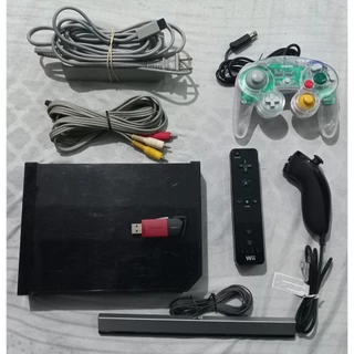 NINTENDO WII COMPLETO + JOGOS PRONTO PARA JOGAR COM JOGOS DE GAME CUBE E WII