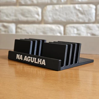 Suporte Para Discos de Vinil Personalizável - Personalize Com o Seu Texto!
