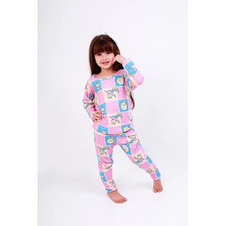 pijama manga longa infantil menino | menina sublimado várias estampas confortáveis para dormir em Oferta na Shopee