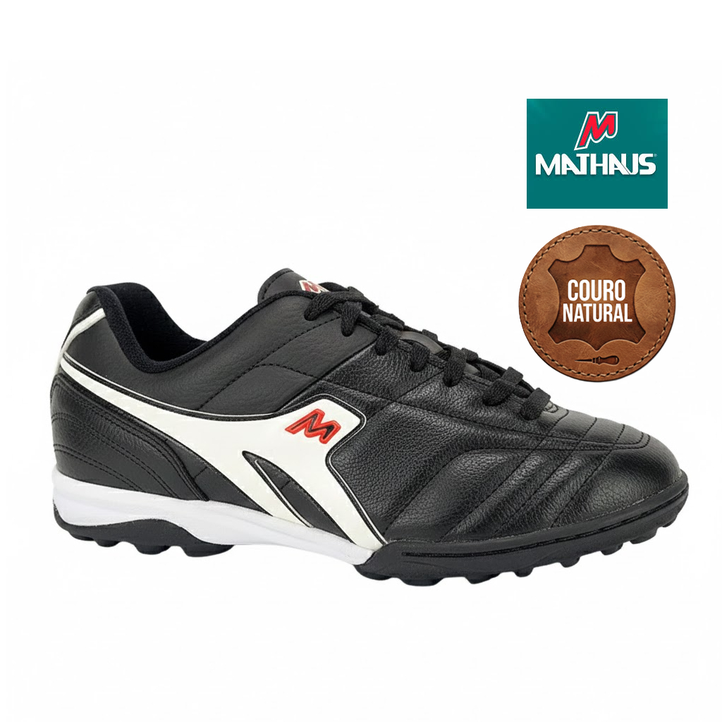 Chuteira Futebol Society Com Amortecedor Mathaus Azzurra Premium ...