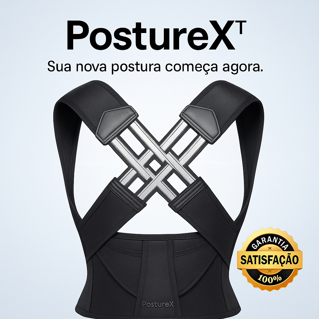 Cinta Corretor Postural Colete de Postura Unissex Ajusta Postura ...