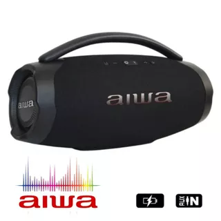 Caixa De Som Boombox Aiwa 110w rms bluetooth USB P2 Luzes RGB IPX67 em Oferta na Shopee