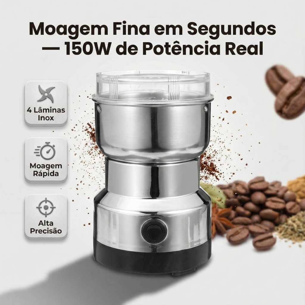 Moedor de café e Especiarias elétrico 110V moinho de grãos d