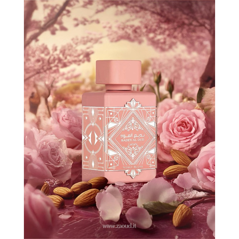 Perfume Árabe Feminino Lattafa - Bade'e Al Oud Noble Blush 100ml