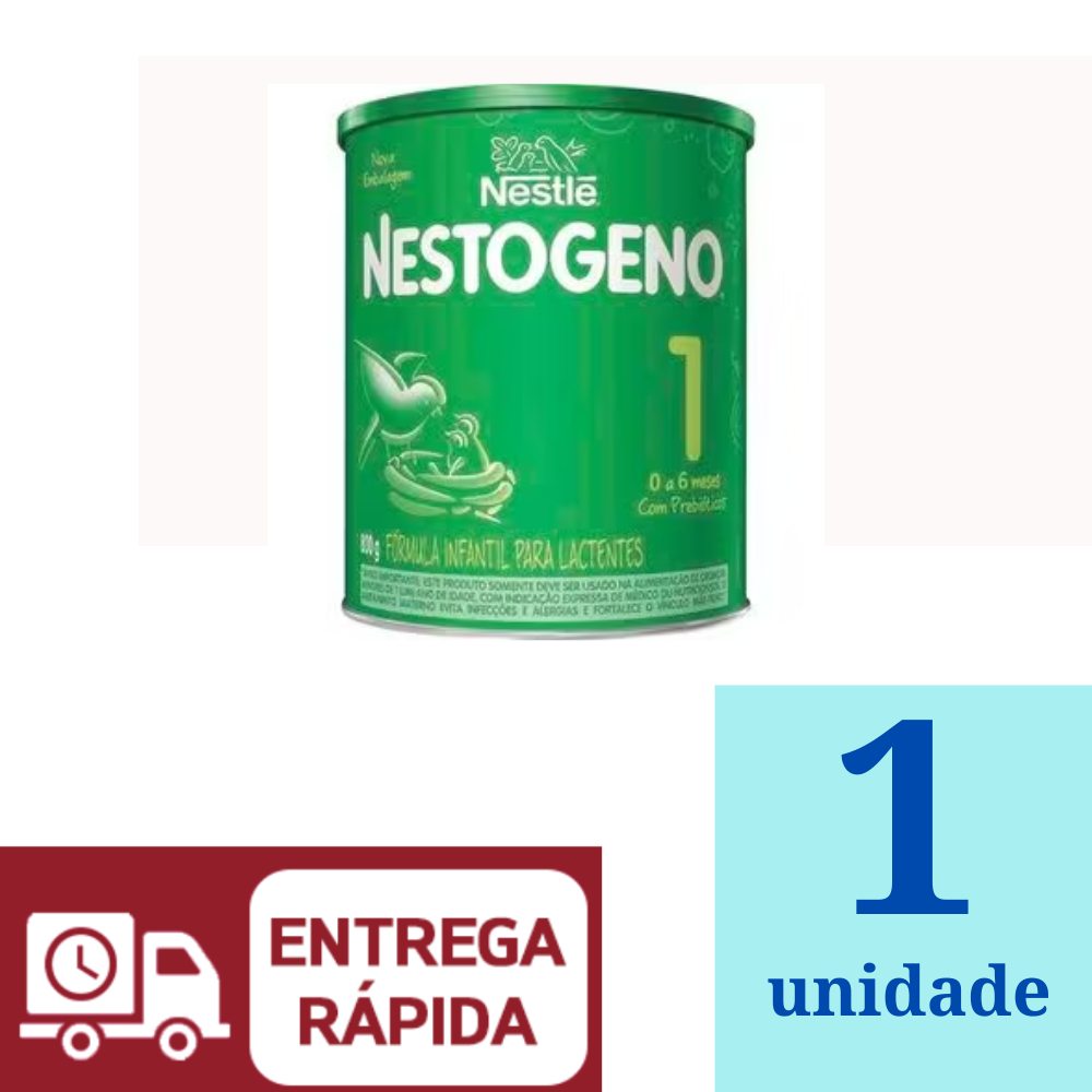 Fórmula Infantil Nestogeno 1 Lata 0 a 6 Meses 800g | Shopee Brasil