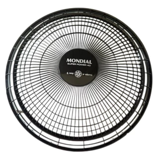 Grade Dianteira Ventilador Mondial VPS-40-B Preto Original