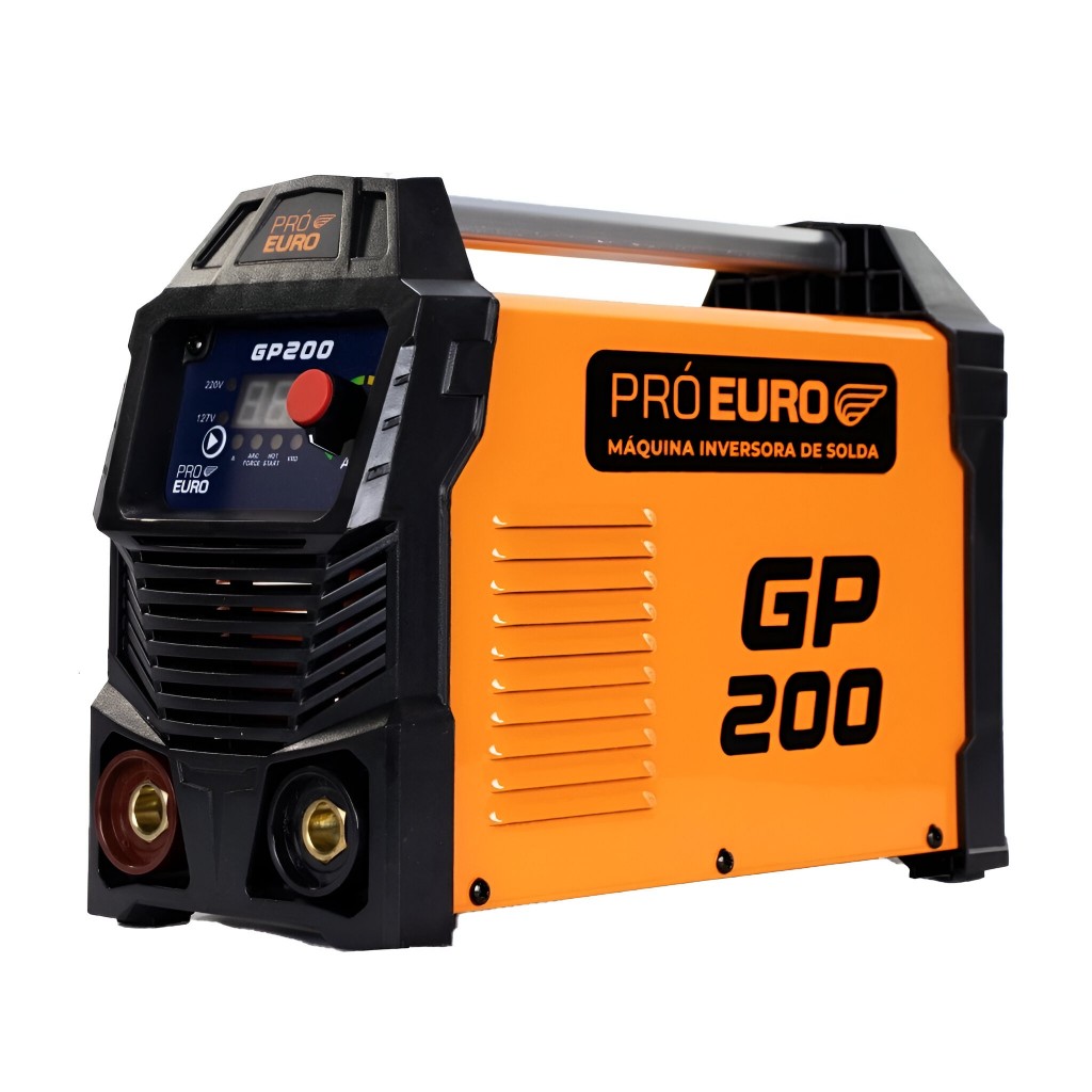 Máquina Solda Inversora GP 200a Bivolt 110v 220v Portátil Eletrodo Alumínio Tig Pró Euro