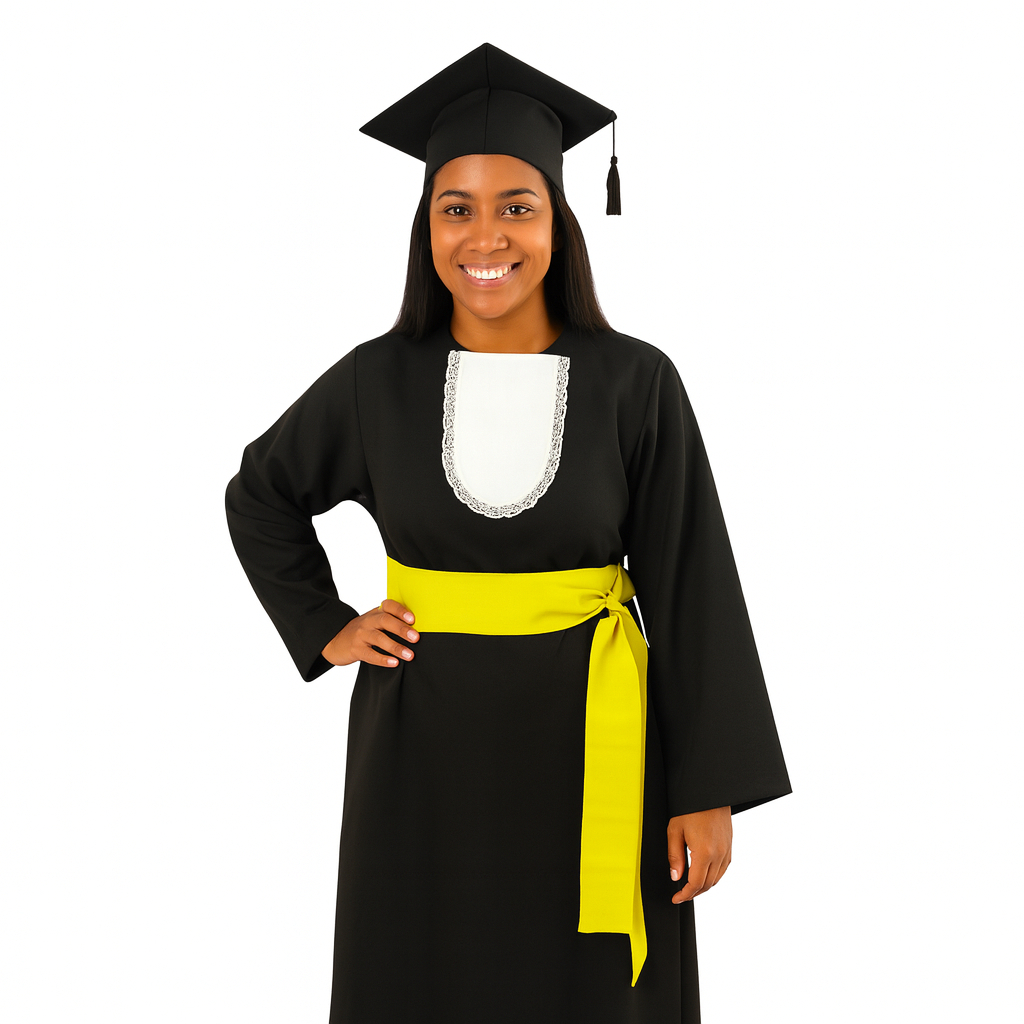 Beca de Formatura Completa com Capelo, Jabo e Faixa | Shopee Brasil