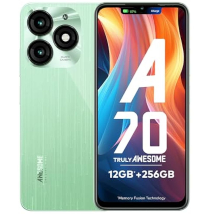 Smartphone itel A70 A665L Dual SIM de 256GB / 12GB RAM de 6.6