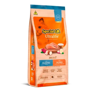 Ração Special Cat Ultralife Para Gatos Filhotes Salmão 1kg em Oferta na Shopee