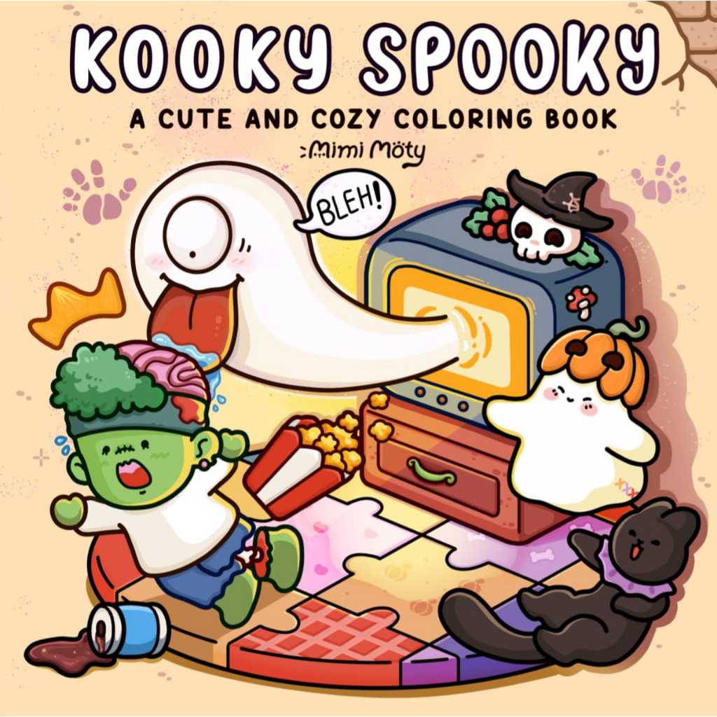 LIVRO DE COLORIR KOOKY SPOOKY | Shopee Brasil