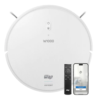 Robô Aspirador Com Mapeamento Wap Robot W1000 Bivolt Alexa Google Branco em Oferta na Shopee