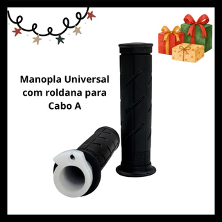 Kit Par Luva Punho Manopla Alta qualidade com Roldana para Cabo A  Para Motos Titan / Fan / Universal em Oferta na Shopee