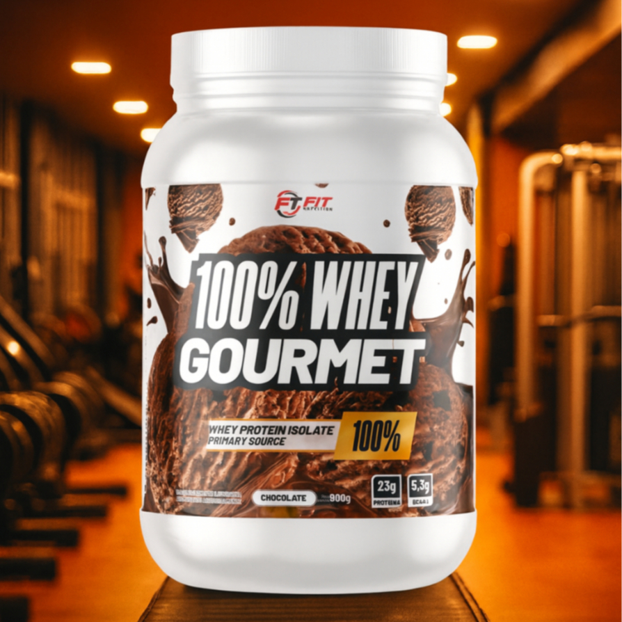 Whey Protein Gourmet Concentrado e Isolado 23g Proteína CHOCOLATE ...