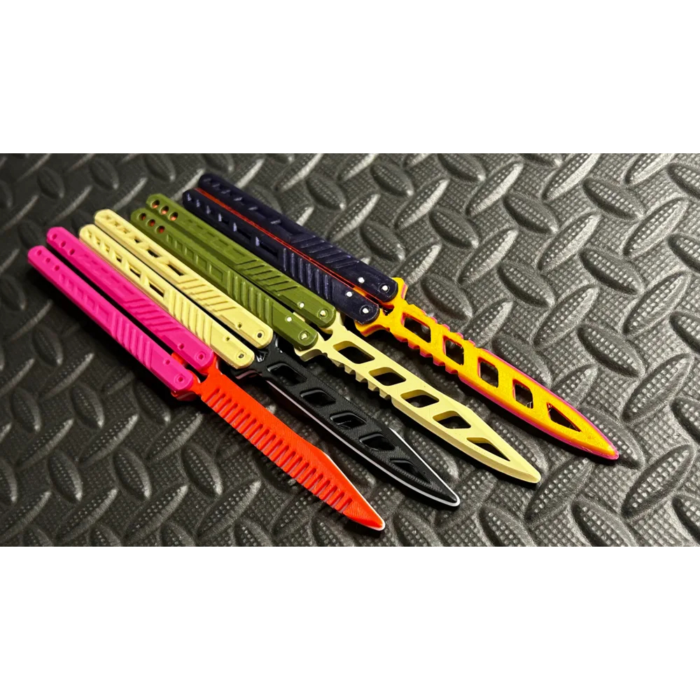 Borboleta Knife Balisong Colecionável Decorativo Cosplay Gamer Brinquedo
