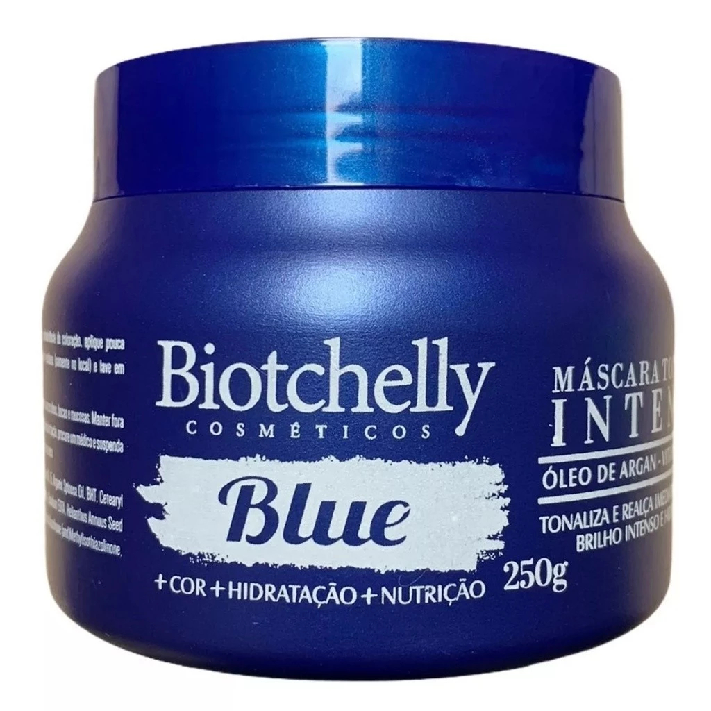 O MELHOR TONALIZANTE AZUL PARA CABELOS DO BRASIL 250G- BIOTCHELLY ...