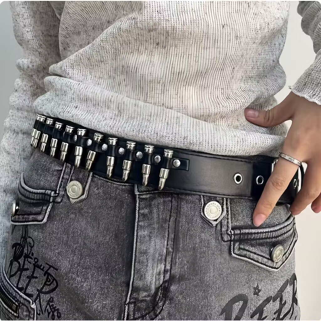 ベルト ameri   UNDRESSED FAKE BULLET BELT Power Ling CC 160 CM long Heavy-Duty Plastic Fake Bullet Belt