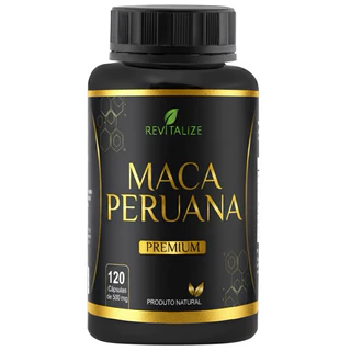 Maca Peruana Premium 120 Capsulas 500mg Revitalize