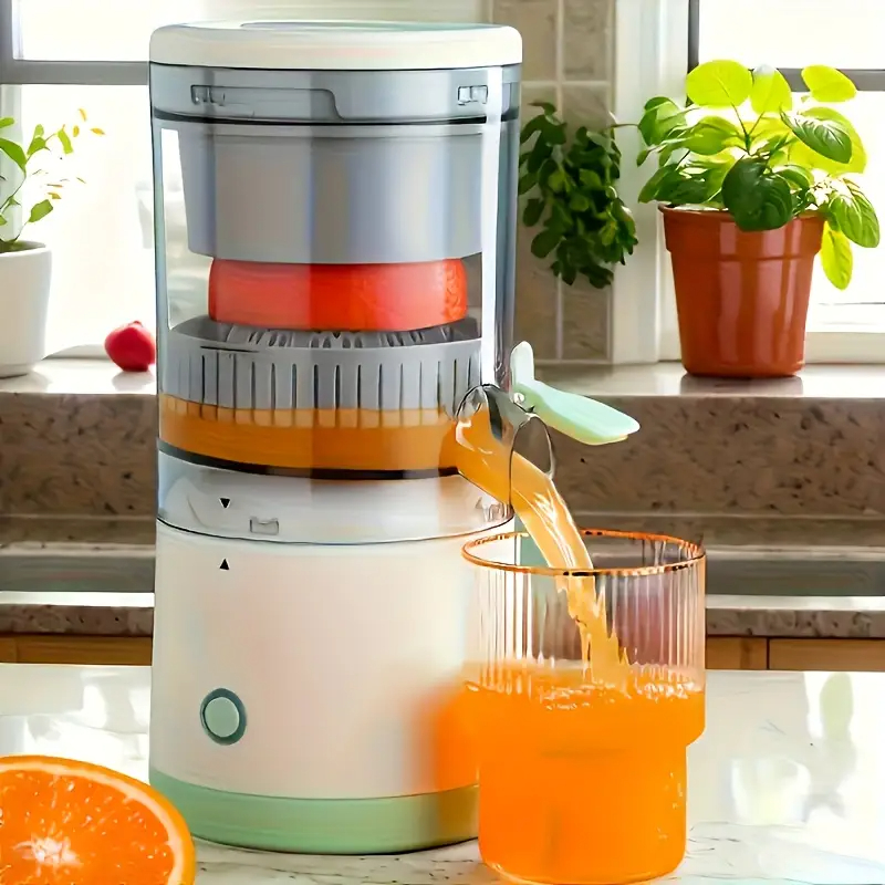 Espremedor Elétrico Laranja Limão Frutas Fazer Sucos Recarre