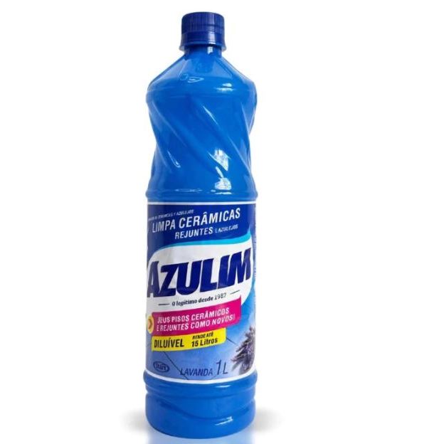 Azulim Limpa Azulejos e Cerâmicas 1 litro | Shopee Brasil