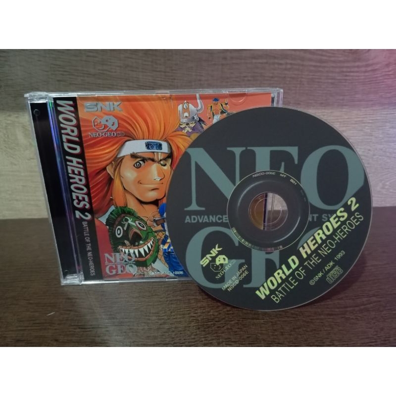 World Heroes 2 - Neo Geo CD | Shopee Brasil