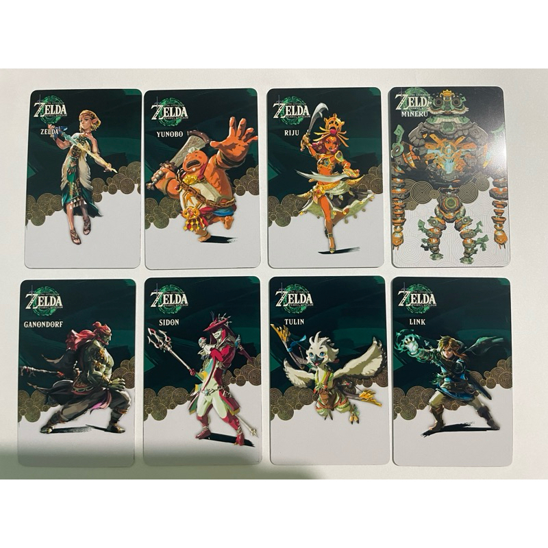 08 Amiibos Card Zelda Tears of the Kingdom | Shopee Brasil