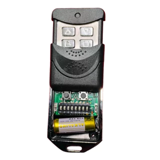 1 CONTROLE REMOTO ANALÓGICO COM MICROS CHAVES DE 1 A 8 PARA CODIFICAÇÃO PARA MOTOR DE PORTAS DE AÇO AUTOMÁTICA DE ENROLA