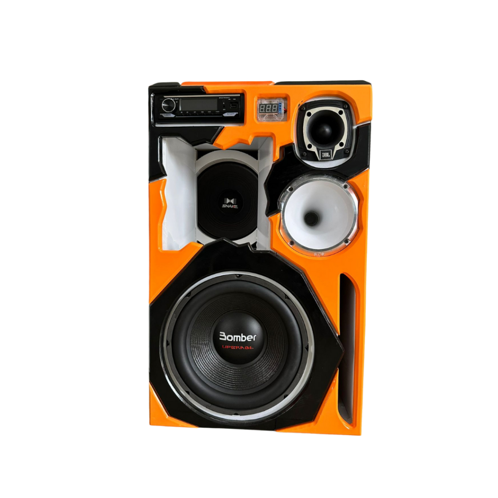 Caixa Bob Sub. 12 ' E Medio De 10 ' Completa Montada Forte