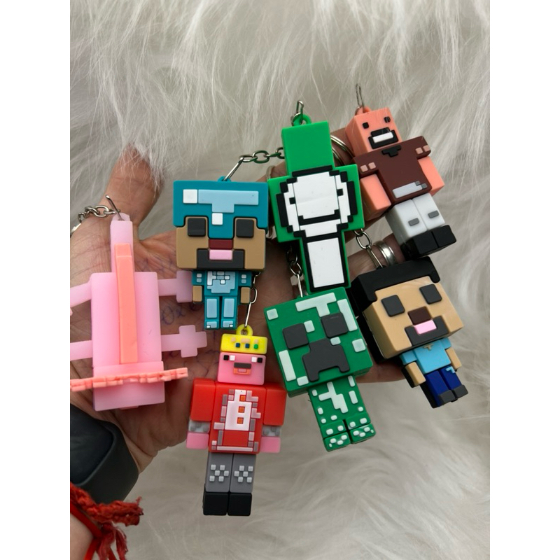kit chaveiro minecraft brinquedo minecraft coleção minecraft presente ...