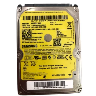 Disco Rigido Hd Interno Samsung 320gb 2,5 Sata